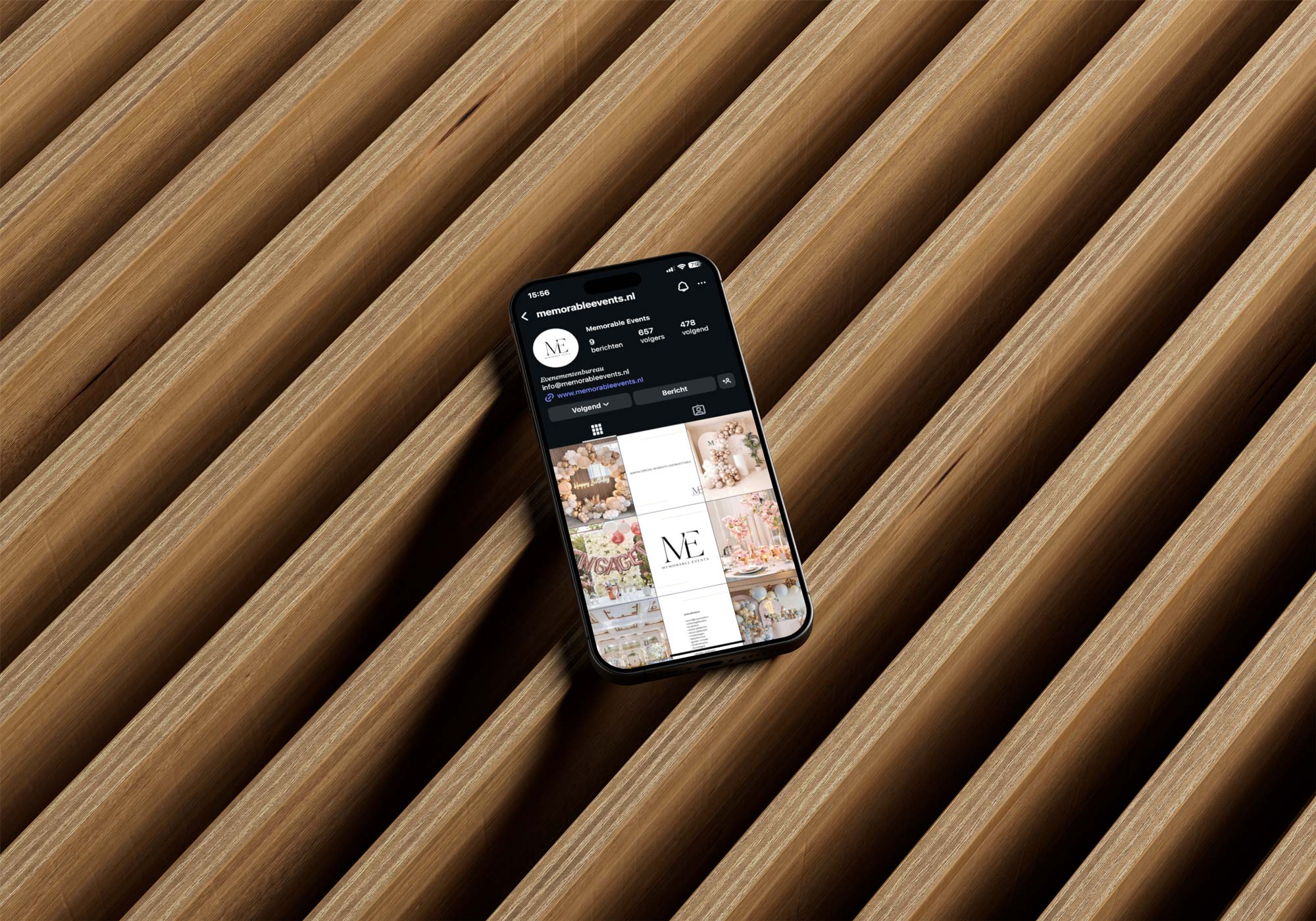 Memorable Events — mockup 2